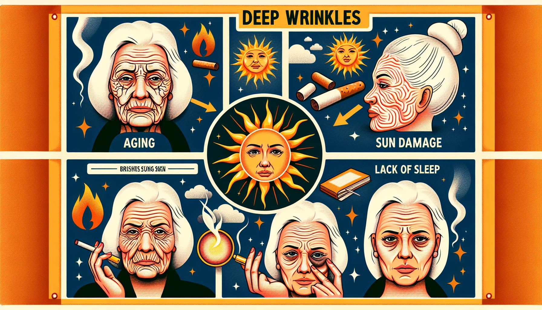 Jaké jsou příčiny hlubokých vrásek