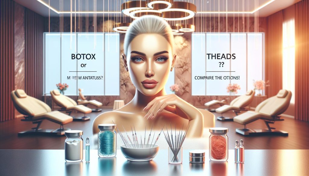 Co je výhodnější, botox nebo nitě? Porovnejte možnosti!