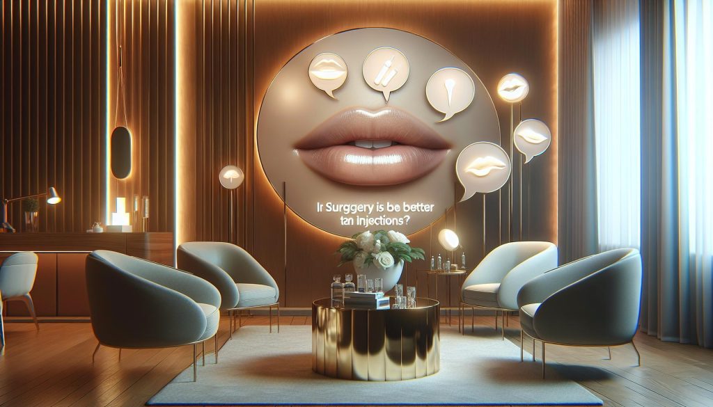 Chirurgické zvětšení rtů diskuze: Je operace lepší než injekce?