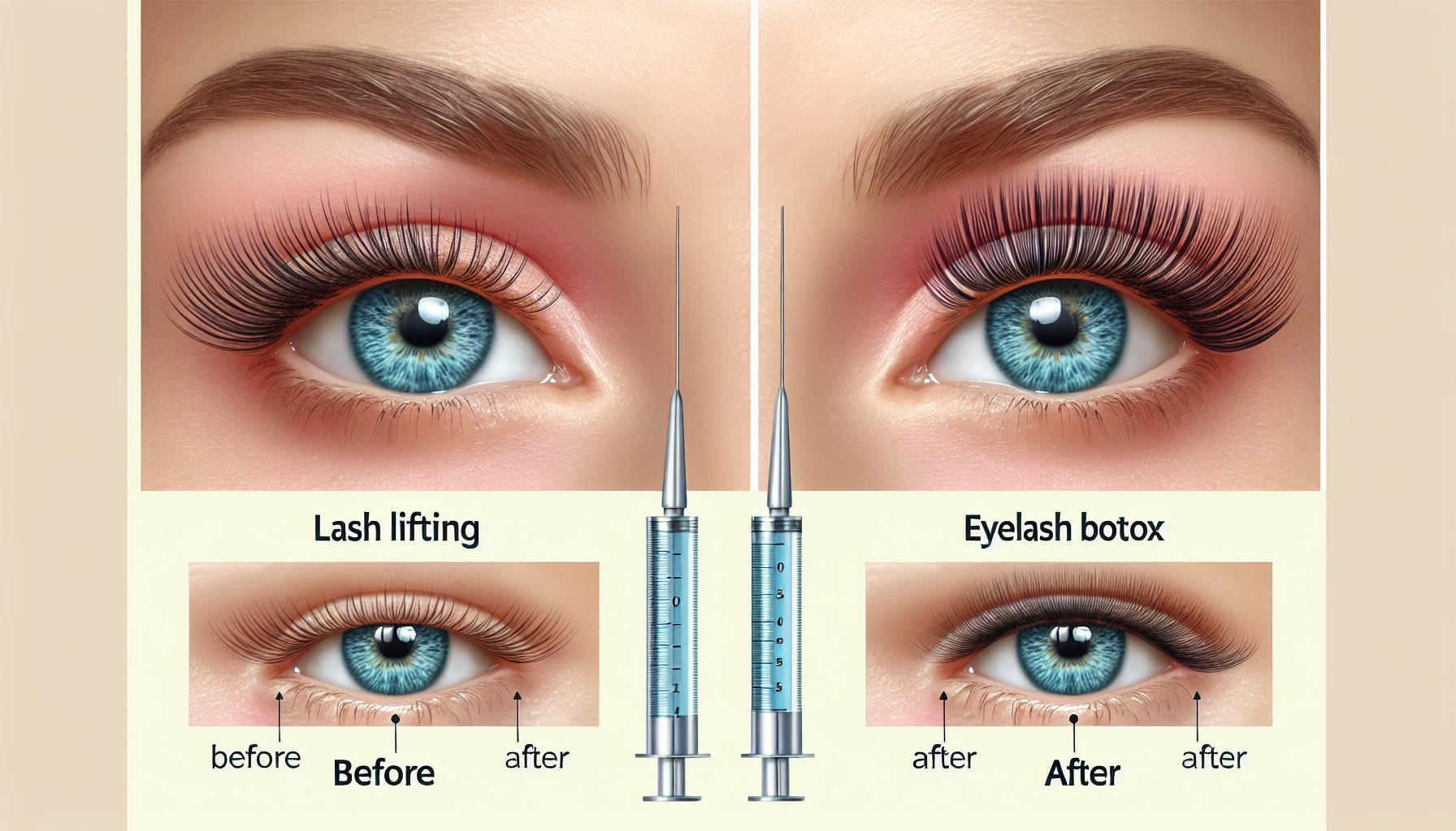 Rozdíly mezi lash lifting a Botox řas