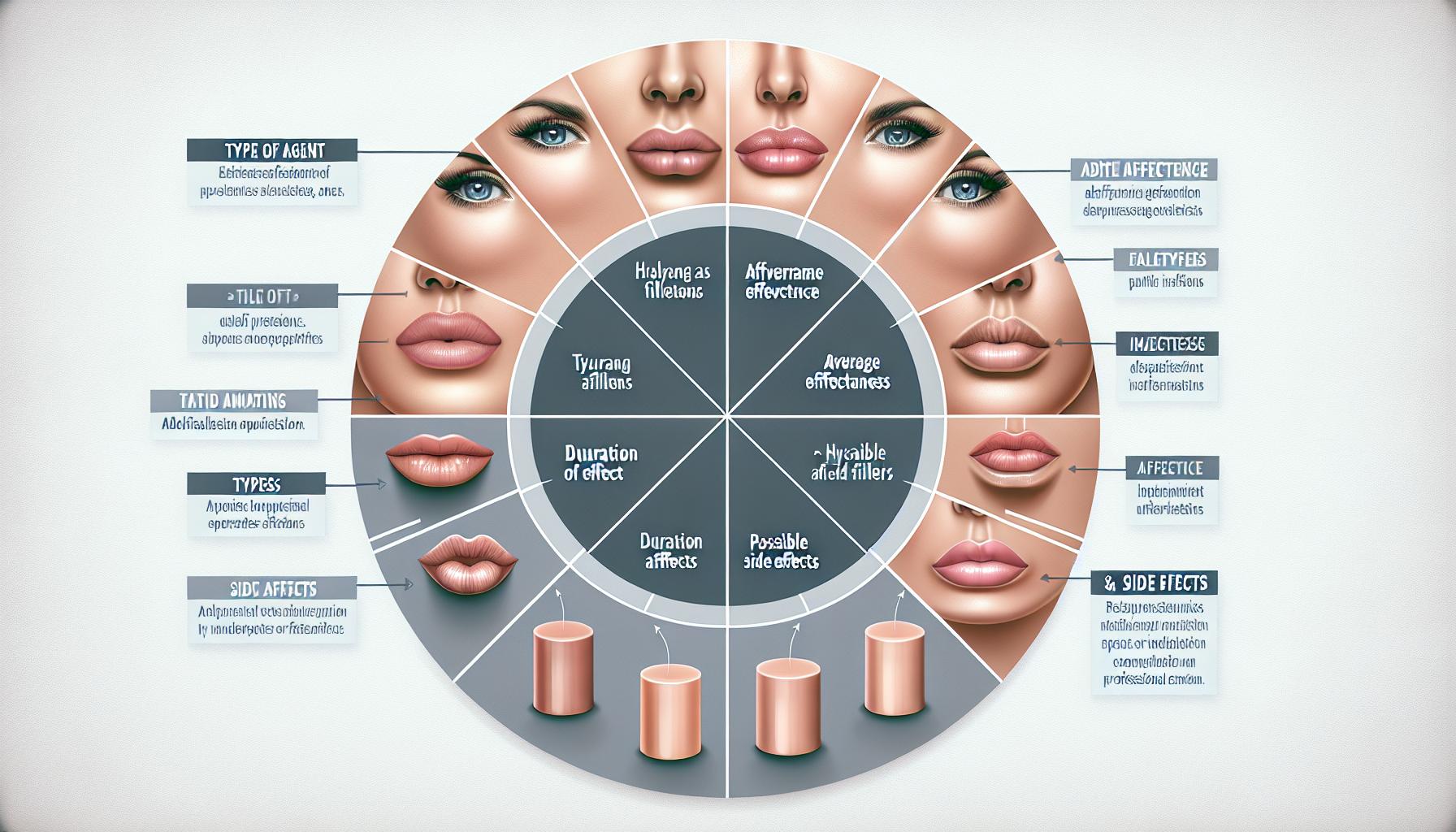 Látky pro zvětšení rtů a jejich účinnost