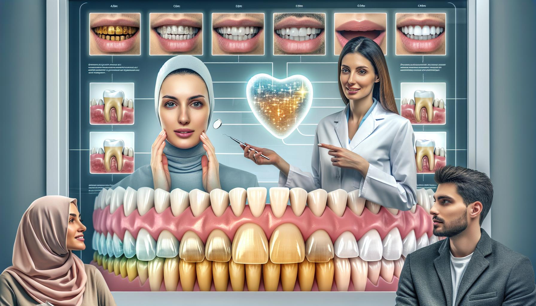 Kombinované bělení zubů přehled