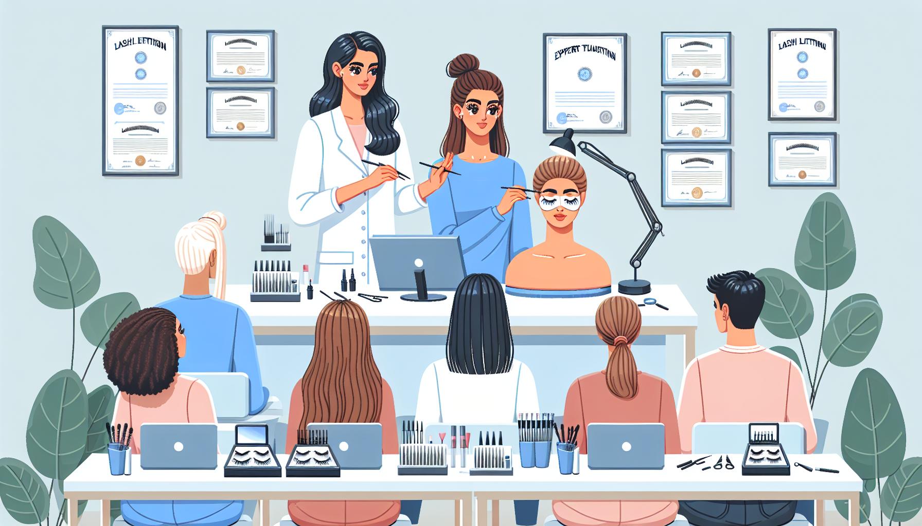 Kde najít odborné kurzy lash liftu