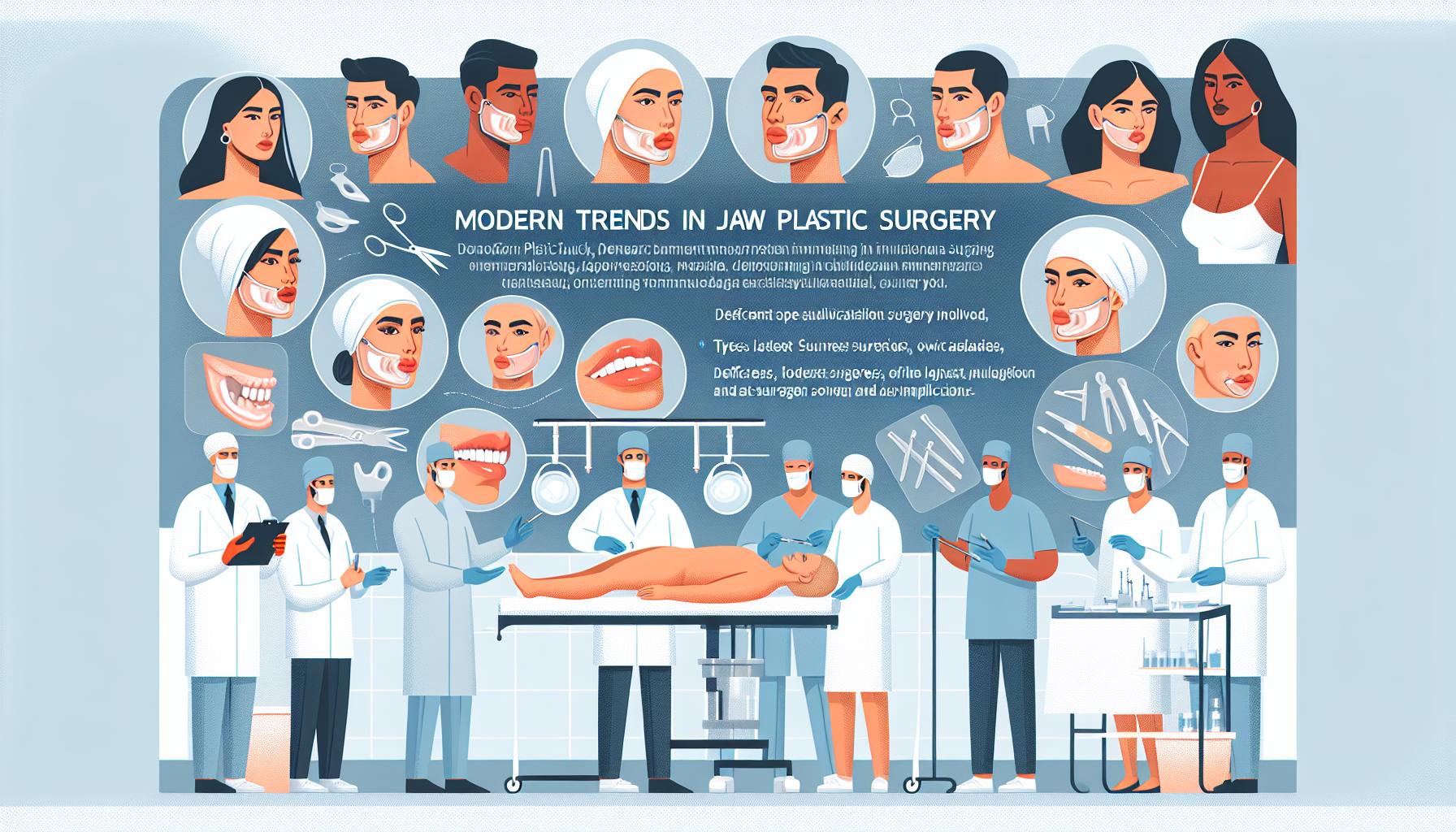 Moderní trendy plastiky čelisti