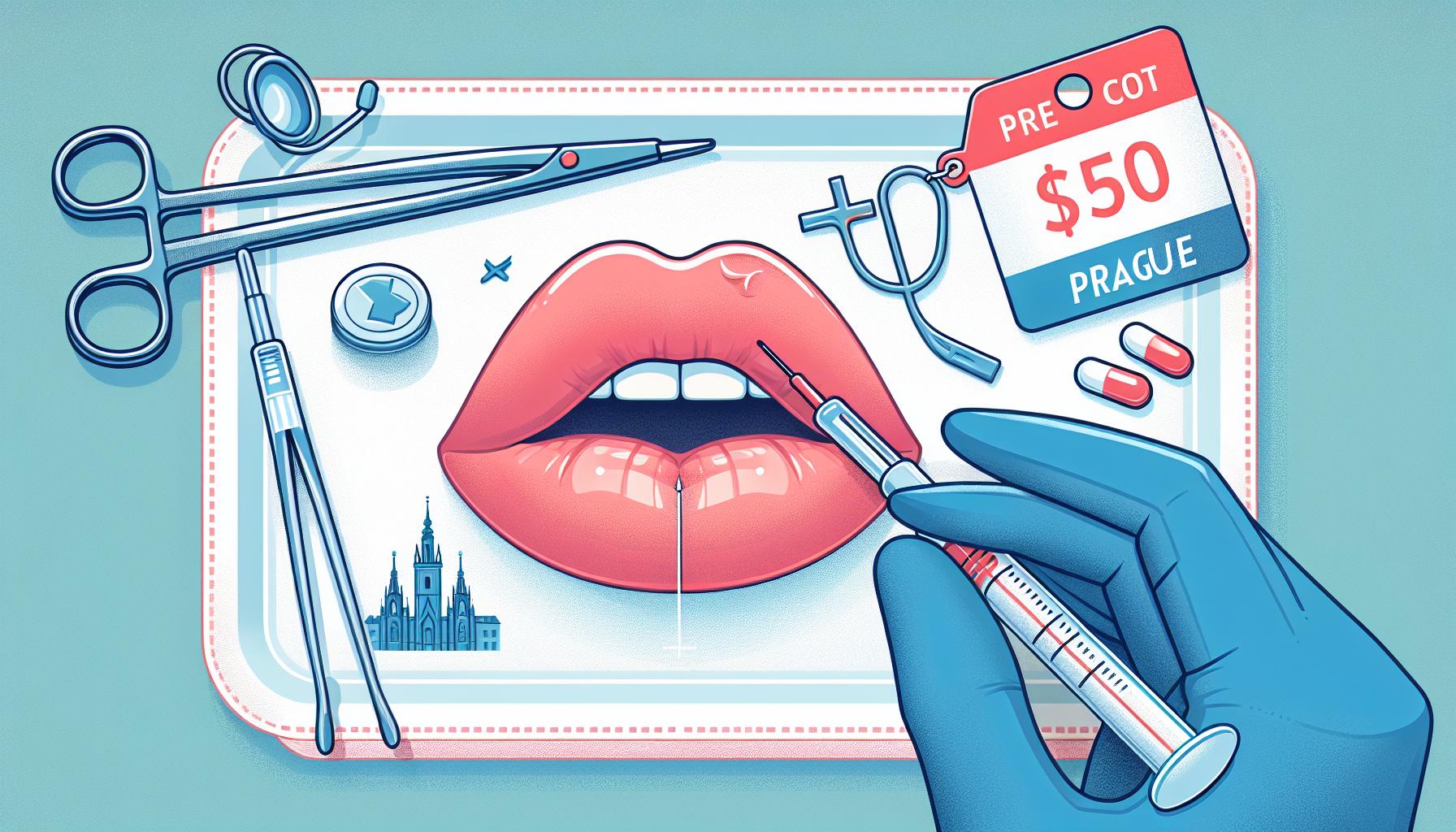 Zvětšení rtů a jeho cena v Praze