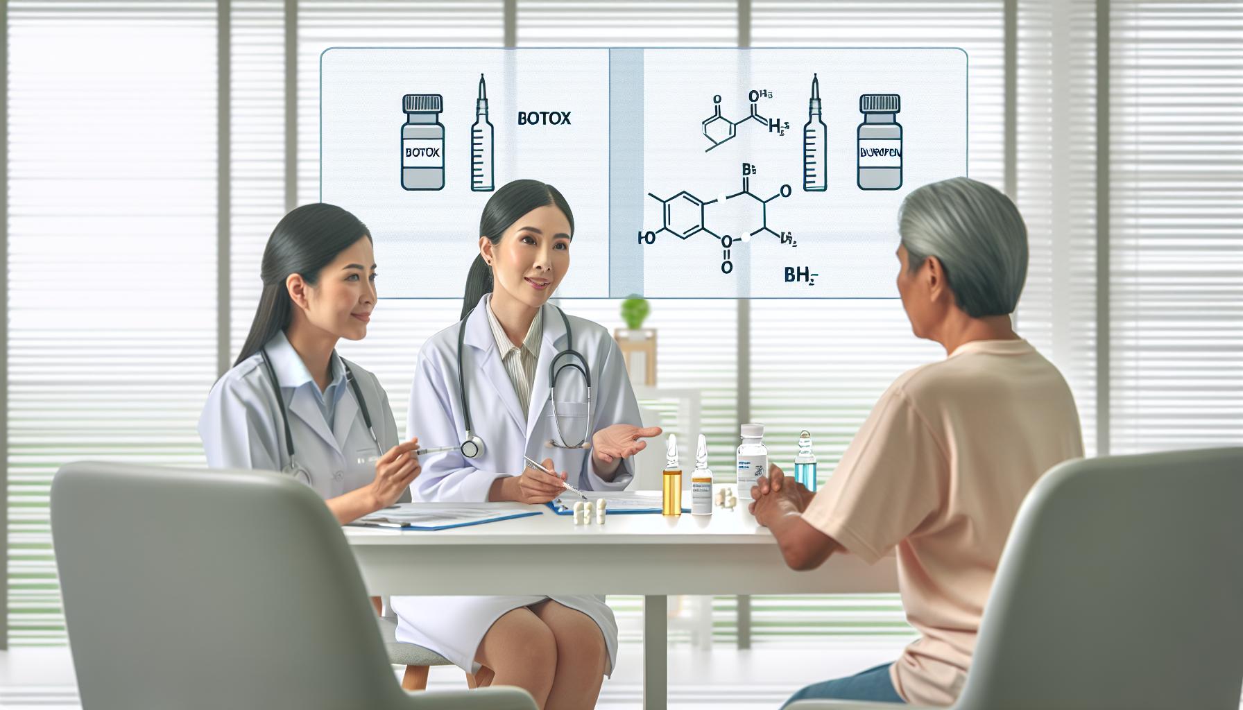 Botox a ibuprofen: Co potřebujete vědět