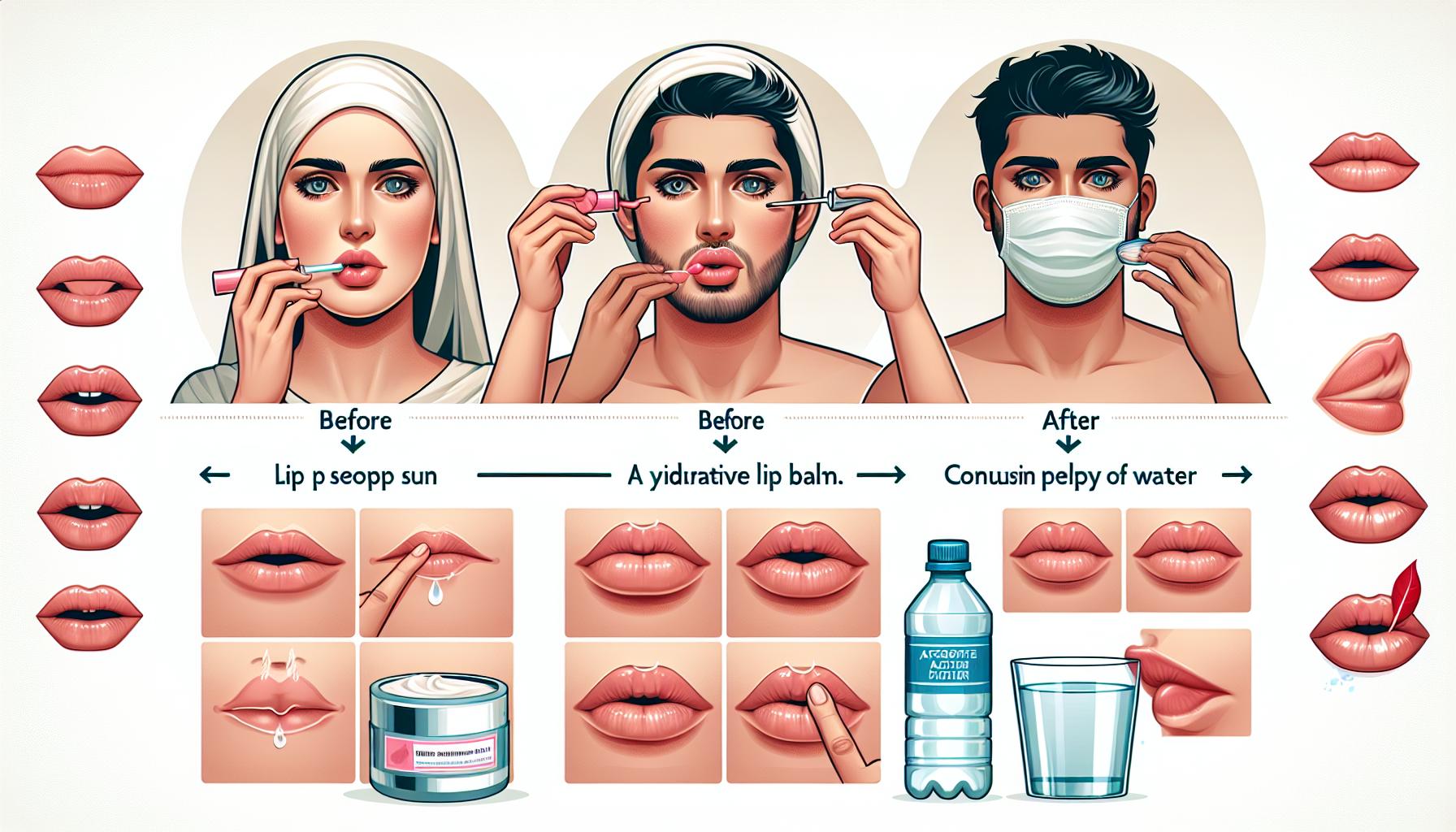 Jak správně pečovat o rty po zákroku