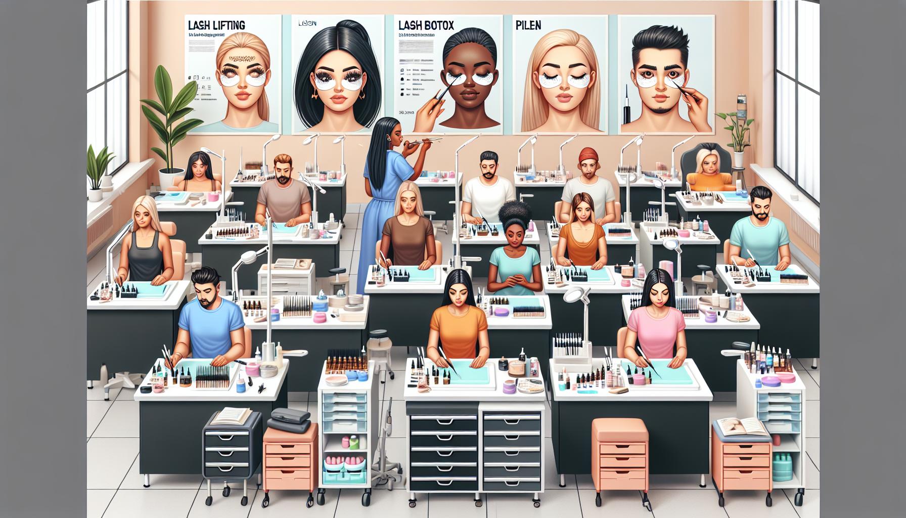 Kurz lash lifting a lash botox Plzeň: Staňte se odbornicí na řasy 1 Kurz lash lifting a lash botox Plzeň přehled