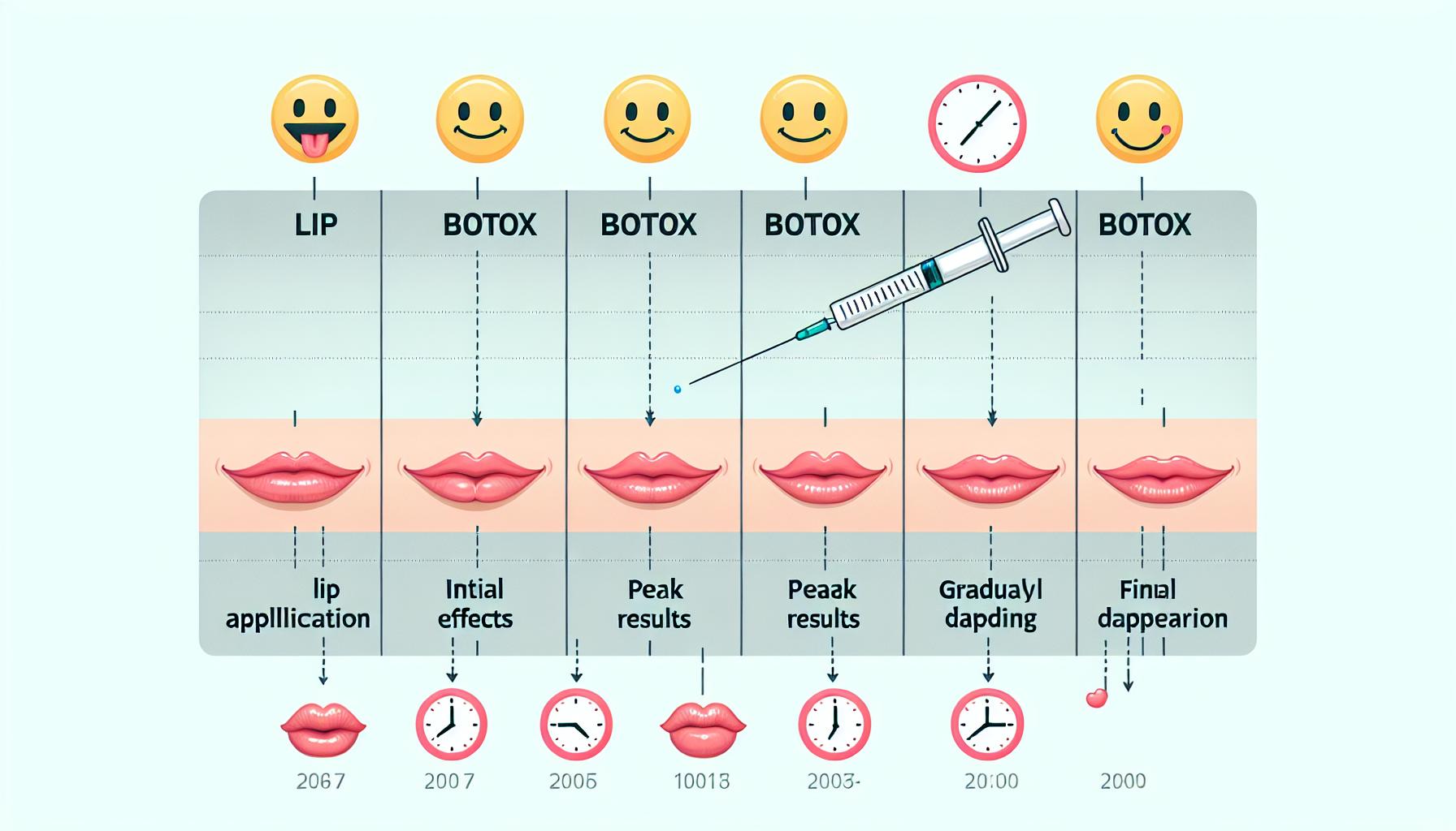Jak dlouho trvá účinek Botoxu rtů