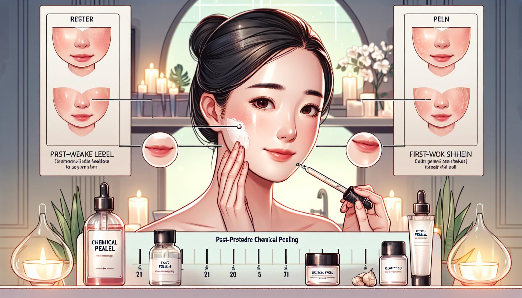 Chemický peeling po zákroku: Klíčové tipy pro rychlé hojení pleti 2 Chemický peeling: Co očekávat po zákroku