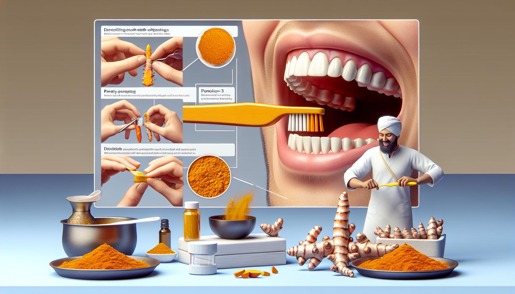 Bělení zubů kurkumou: Mýtus nebo účinná metoda? 2 Bělení zubů kurkumou: Úvod do tématu