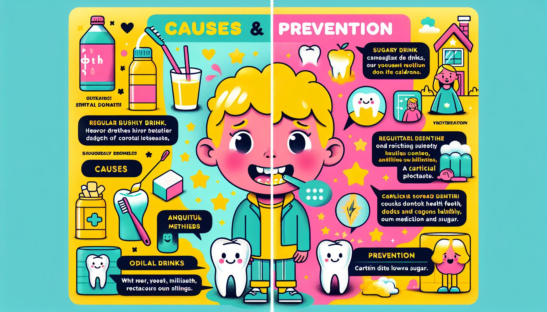 Žluté zuby u dětí: Příčiny a prevence