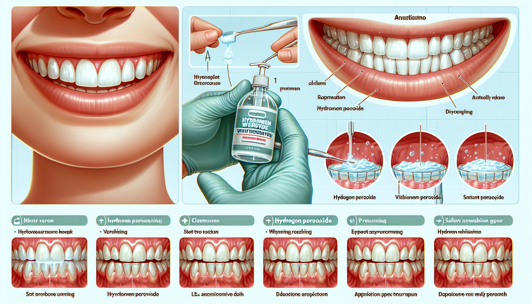 Bělení zubů peroxidem vodíku: Základní informace