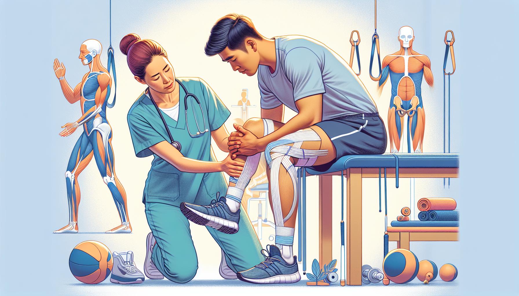 Rehabilitace po plastice vazů kotníku