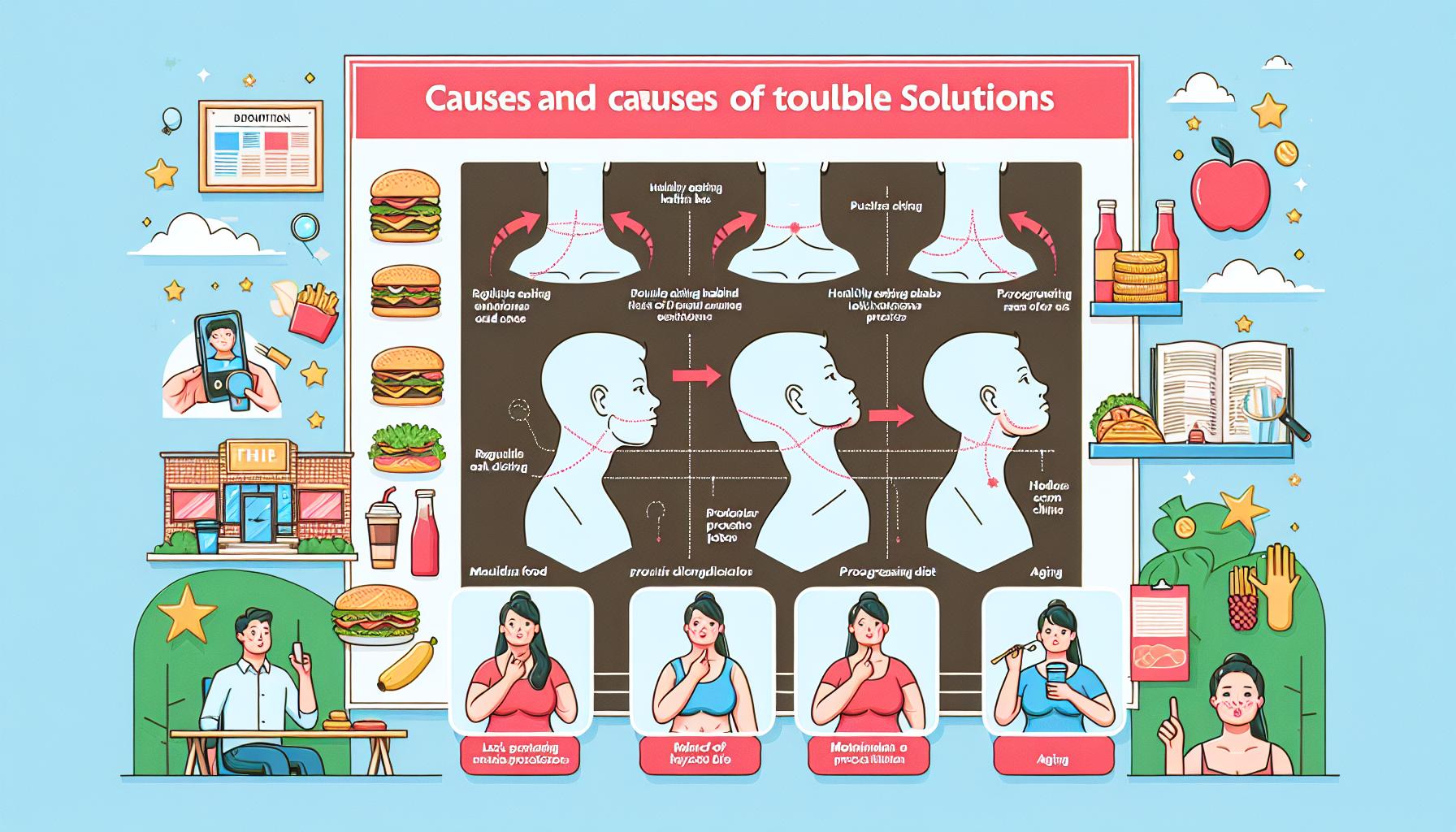 Dvojitá brada: Příčiny a řešení