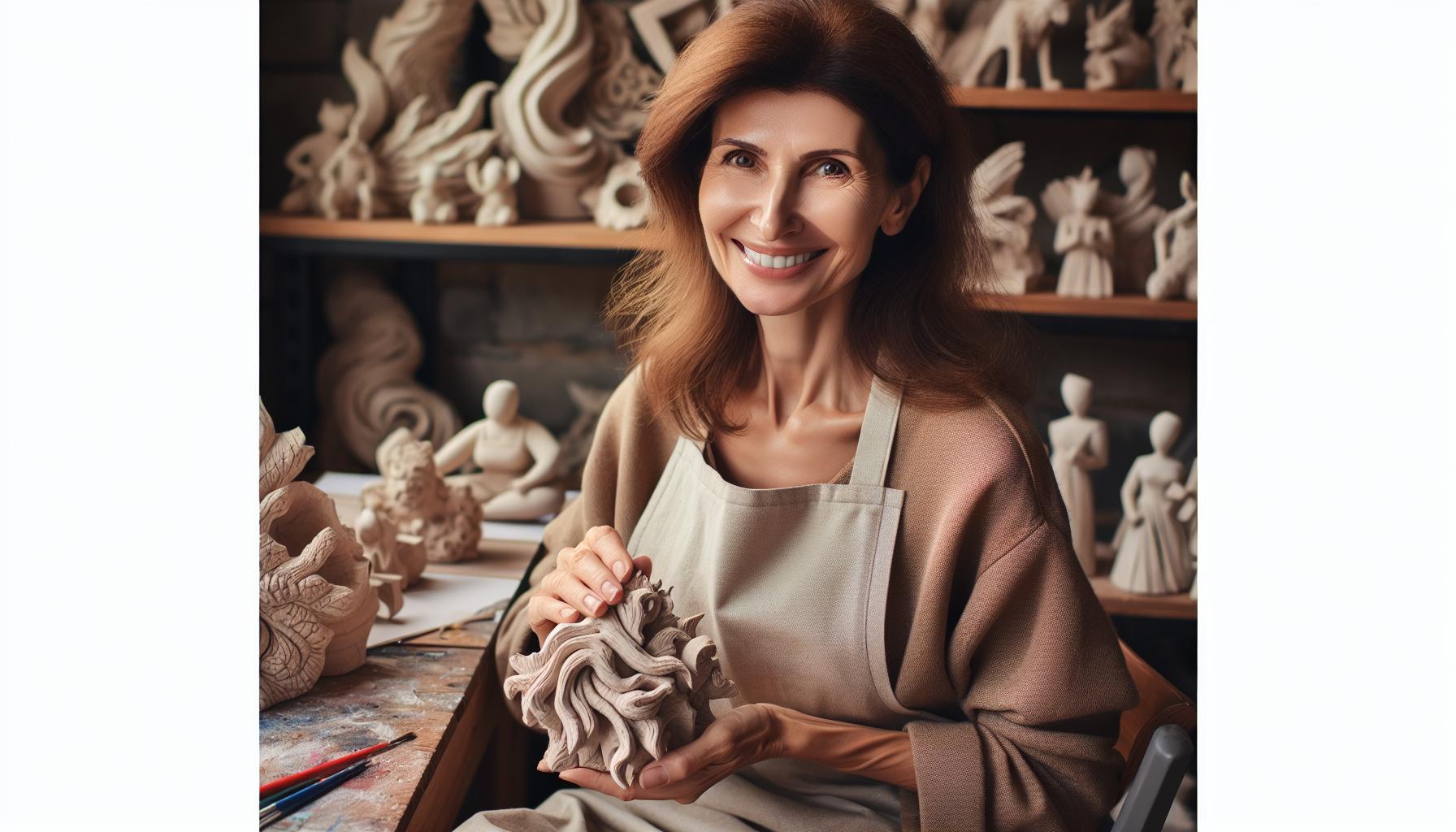 Zdena Studenková a její plastiky