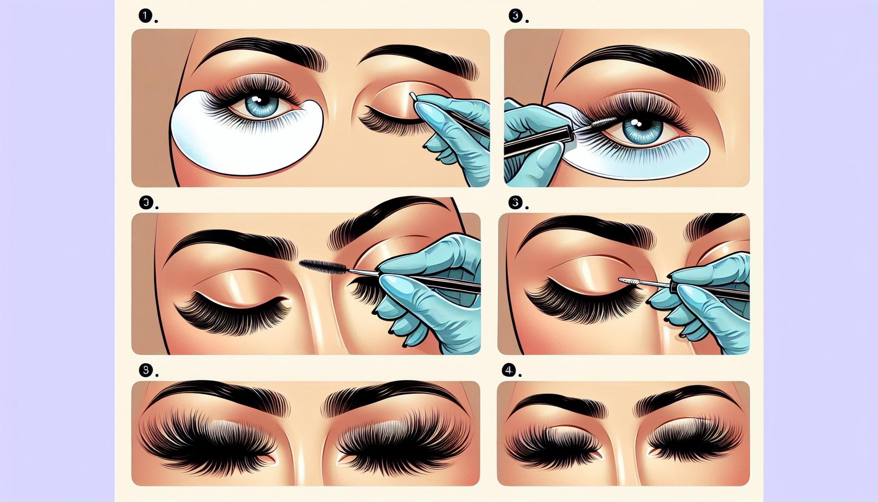 Co je to lash lift a barvení?