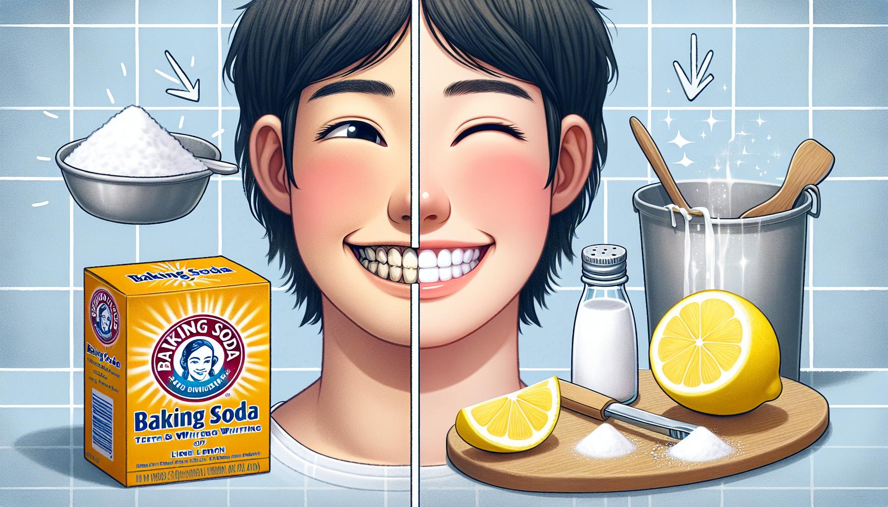Soda a citron: Účinky na bělení zubů