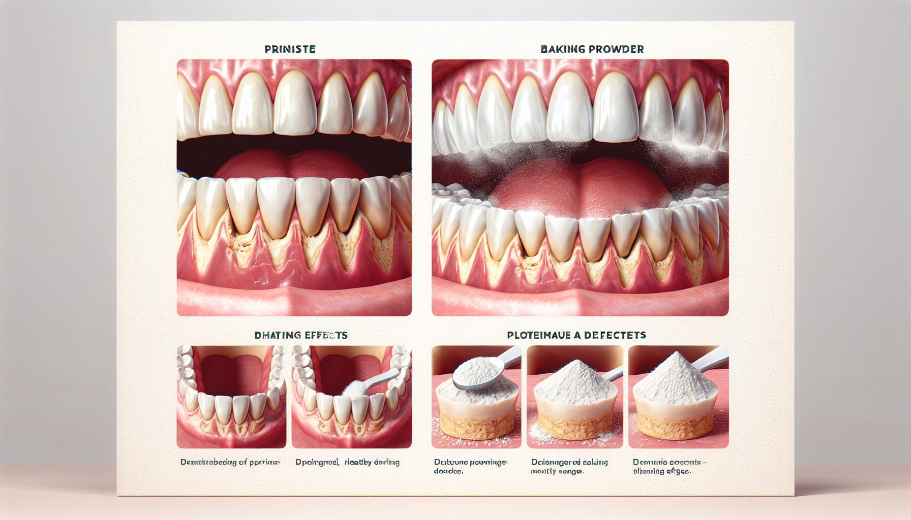 Jak kypřící prášek ovlivňuje zuby