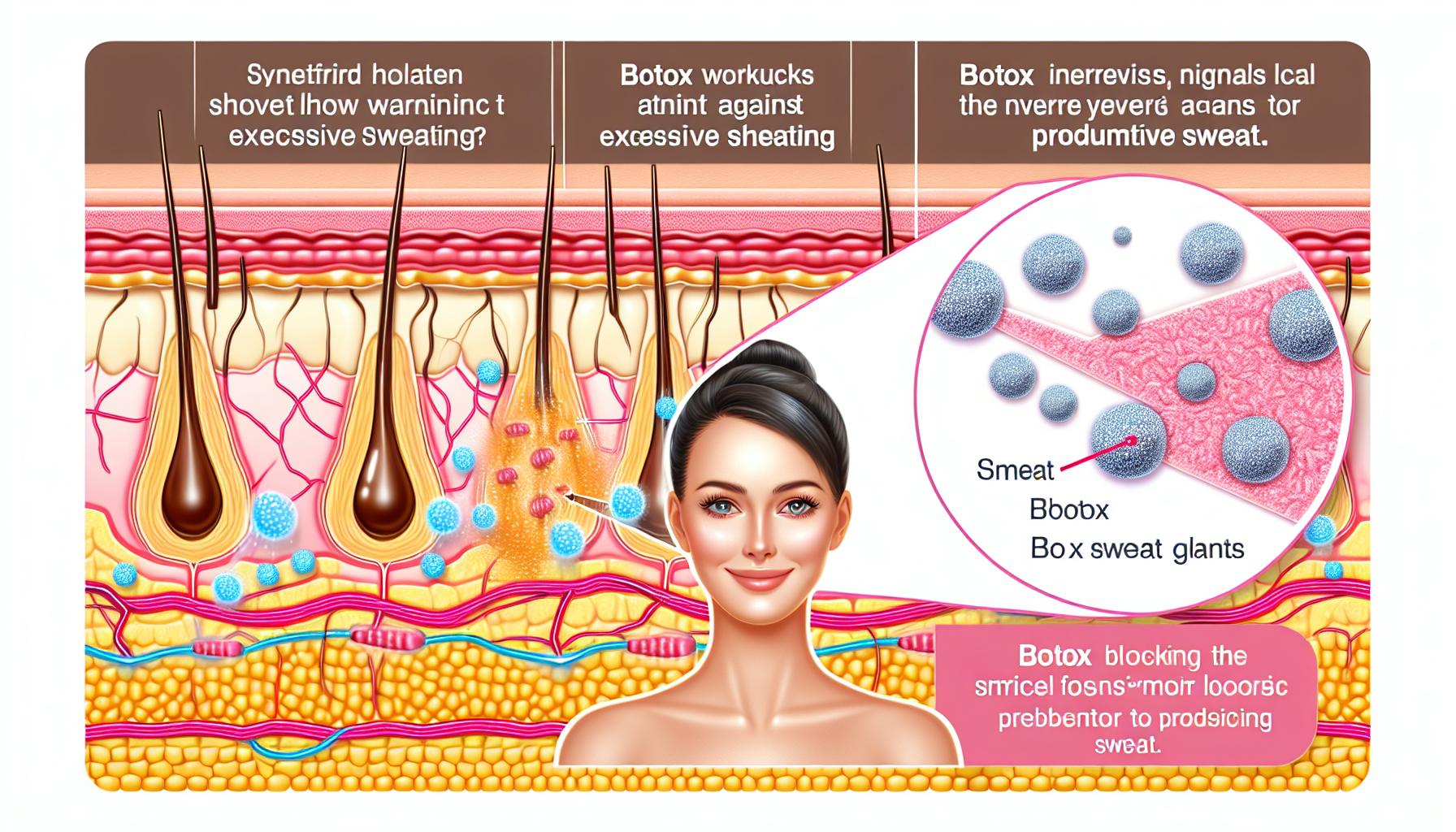Jak funguje botox proti pocení