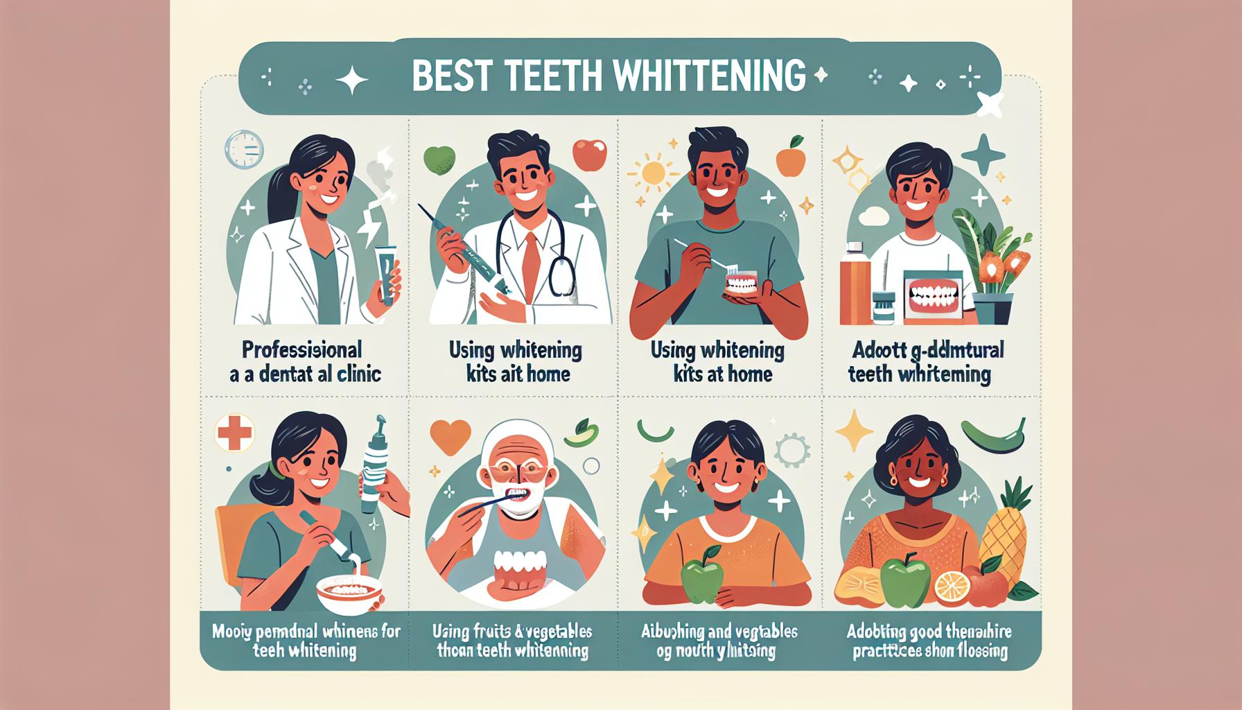 Nejlepší metody bělení zubů