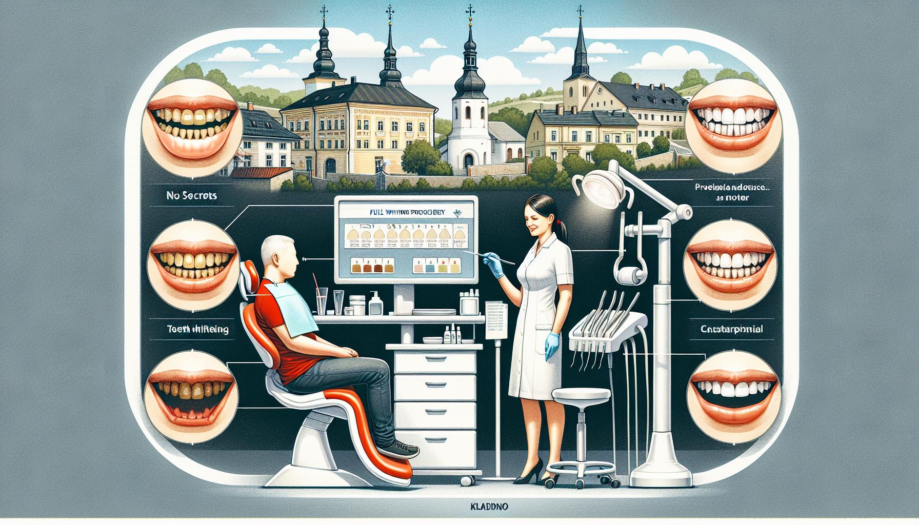 Bělení zubů v ‌Kladně bez tajemství