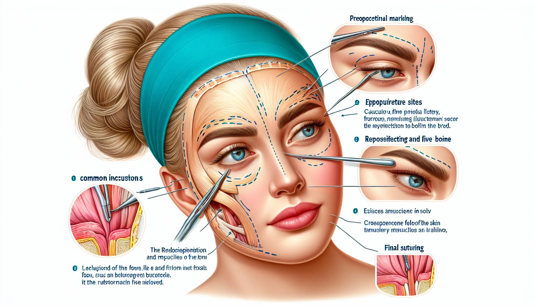 Zvednutí obočí plastika vysvětleno