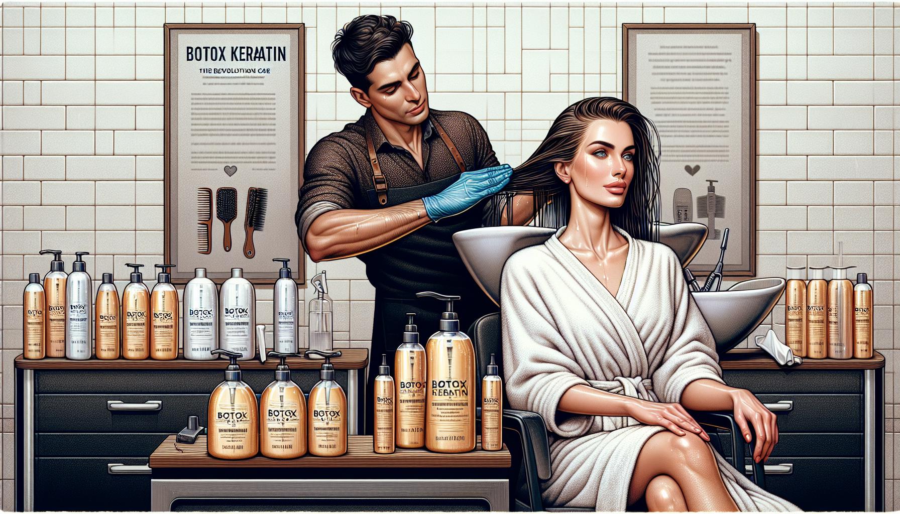 Jak Botox keratin mění péči o vlasy