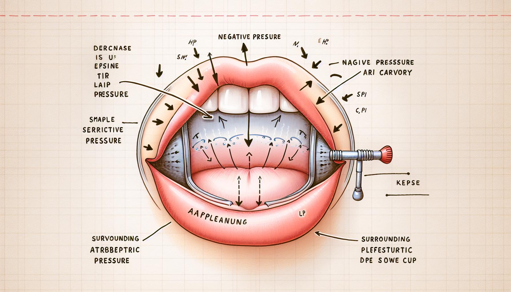 Jak funguje nasátí kelímku na rty