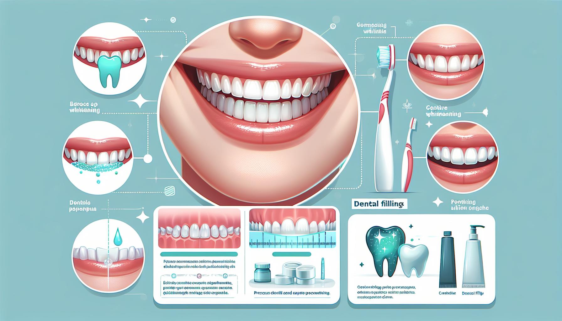 Bělení zubů s plombami: Co potřebujete vědět