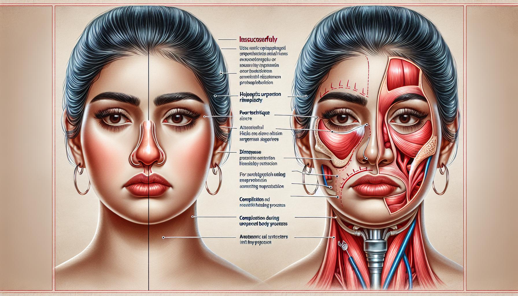 Nepovedená plastika⁤ nosu a její příčiny